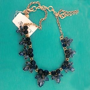 J Crew Statement necklace shades of blue